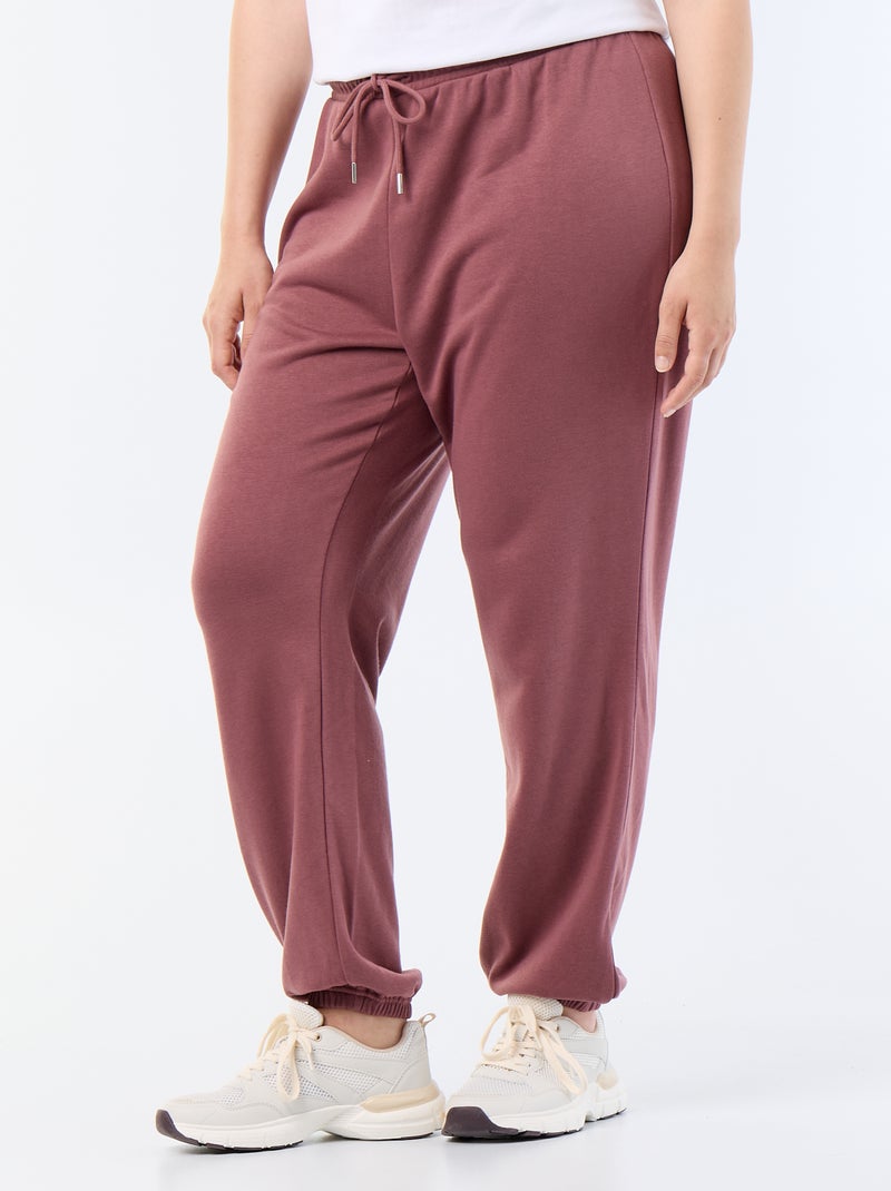 Pantalon jogging en french terry Rose - Kiabi