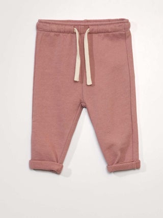 Pantalon jogging en french terry