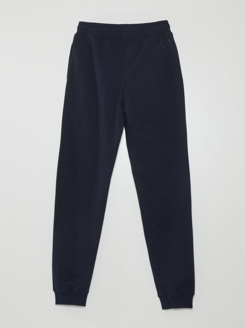 Pantalon jogging en molleton Bleu marine - Kiabi