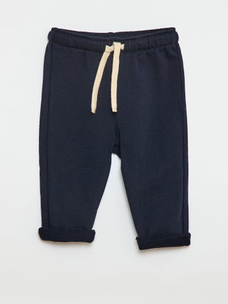 Pantalon jogging en molleton non gratté