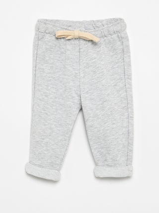 Pantalon jogging en molleton non gratté