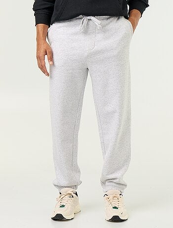 Pantalon jogging en molleton uni