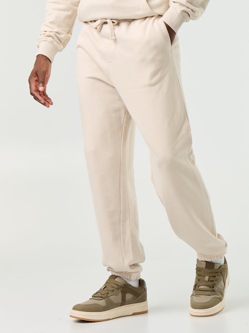 Pantalon jogging en molleton uni - Kiabi Pantalon jogging en molleton uni - Kiabi