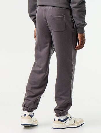 Pantalon jogging en molleton uni