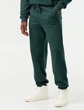 Pantalon jogging en molleton uni