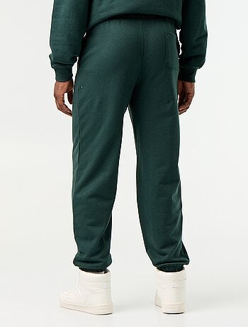 Pantalon jogging en molleton uni