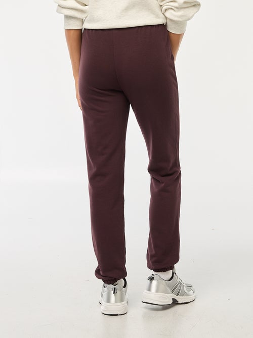 Pantalon jogging femme en maille lourde - Kiabi