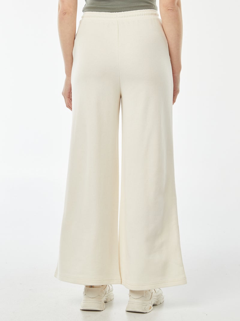 Pantalon jogging large Beige - Kiabi
