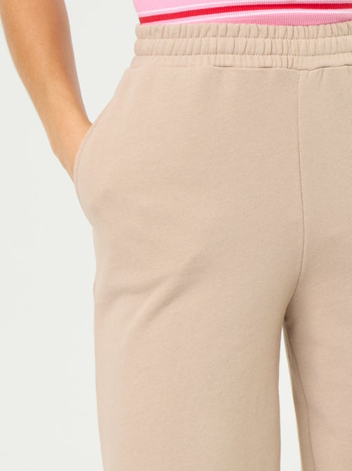 Pantalon jogging large en maille lourde - Kiabi