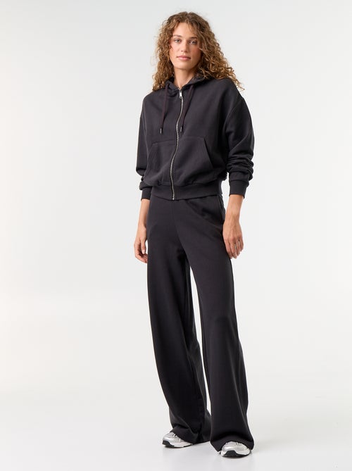 Pantalon jogging large en maille lourde - Kiabi Pantalon jogging large en maille lourde - Kiabi