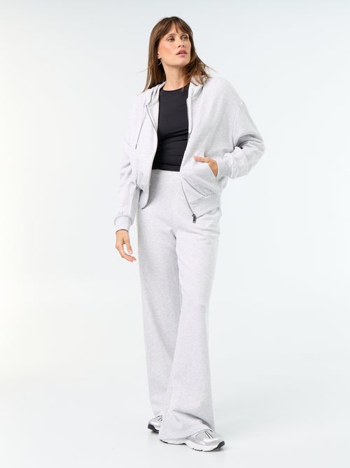 Pantalon jogging large en maille lourde - Kiabi Pantalon jogging large en maille lourde - Kiabi
