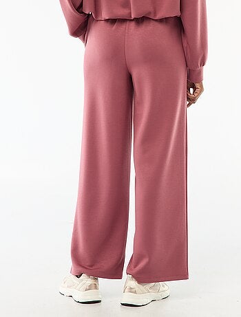 Pantalon jogging large maille douce