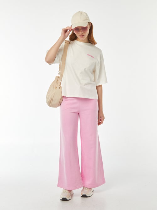 Pantalon jogging large - Kiabi