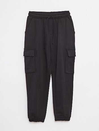 Pantalon jogging multipoches en molleton