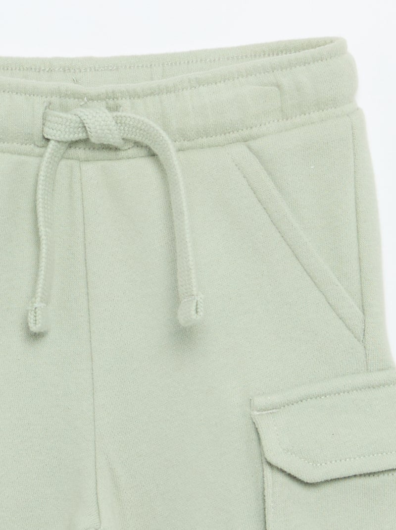 Pantalon jogging multipoches Vert - Kiabi