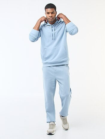 Pantalon jogging uni avec cordons de serrage à la taille