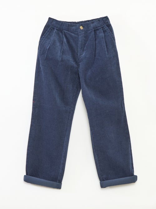 Pantalon 'Kiabi & Catherine Painvin' en velours de coton uni - Kiabi