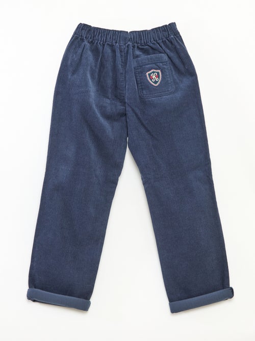 Pantalon 'Kiabi & Catherine Painvin' en velours de coton uni - Kiabi