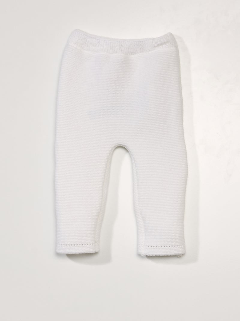 Pantalon 'La Manufacture de Layette' - Made in France blanc - Kiabi