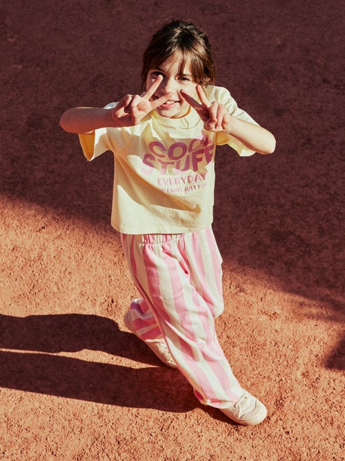 Pantalon large - Grafik Edition - Kiabi