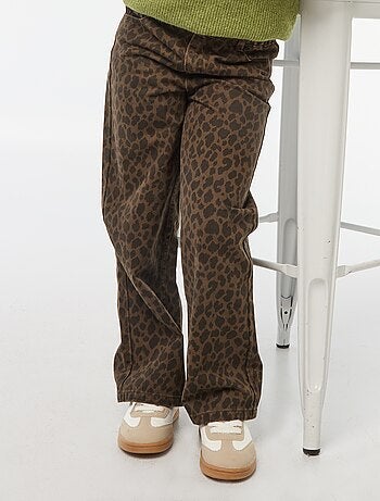 Pantalon large à 5 poches en denim