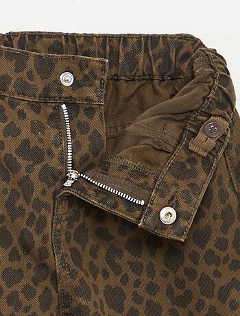 Pantalon large à 5 poches en denim