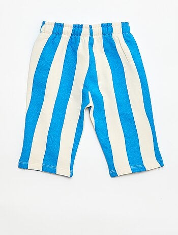 Pantalon large à motif