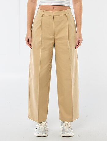 Pantalon large à pinces