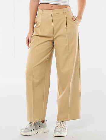 Pantalon large à pinces