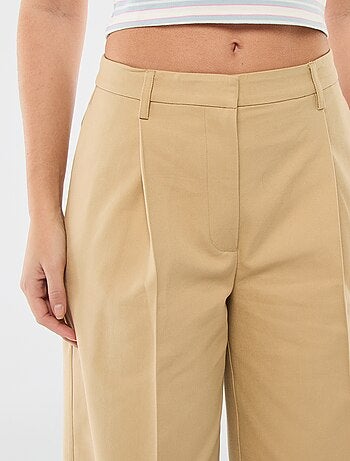 Pantalon large à pinces