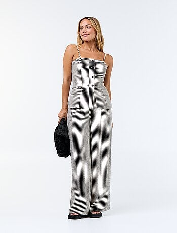 Pantalon large à pinces