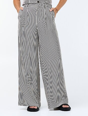 Pantalon large à pinces