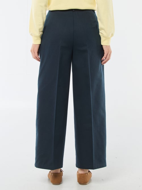 Pantalon large à pinces - Kiabi