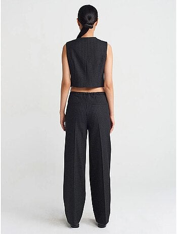 Pantalon large à rayures dilvin