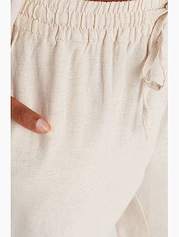 Pantalon large à taille coulissée dilvin