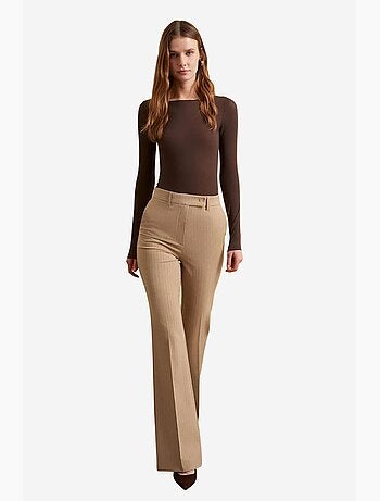 Pantalon large à taille haute dilvin
