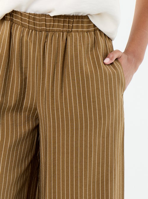 Pantalon large avec 2 poches - Kiabi