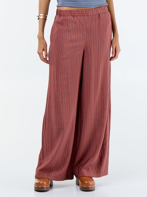 Pantalon large avec 2 poches - Kiabi