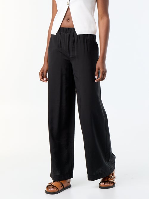 Pantalon large avec 2 poches - Kiabi