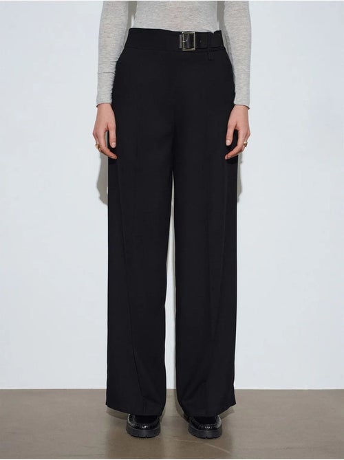 Pantalon large avec ceinture dilvin - Kiabi Pantalon large avec ceinture dilvin - Kiabi