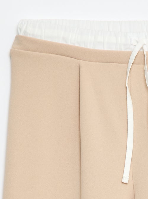 Pantalon large avec effet 2 en 1 avec style caleçon - Kiabi