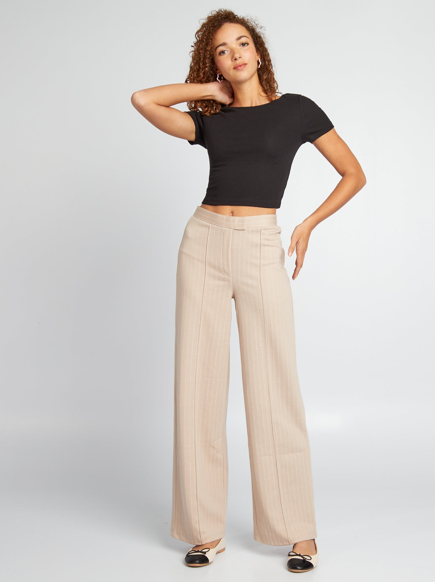 Pantalon large ado fille pas cher Kiabi Belgique