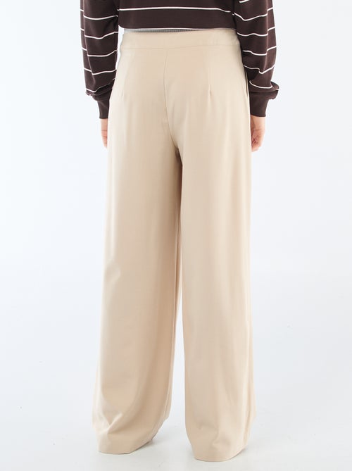 Pantalon large avec taille boxer - Kiabi