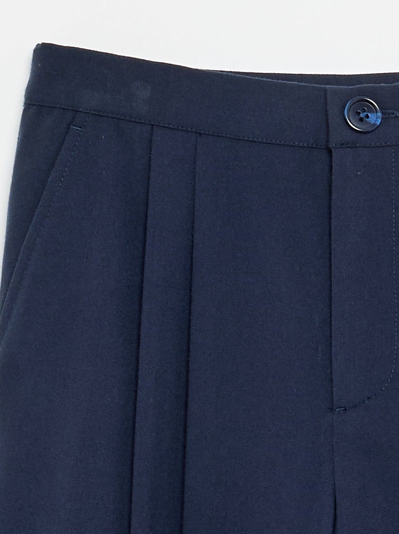 Pantalon large Bleu - Kiabi