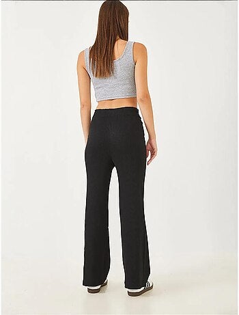 Pantalon large côtelé avec ceinture nouée lucci