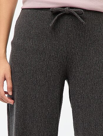 Pantalon large doudou uni