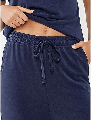Pantalon large doux au toucher hiccup