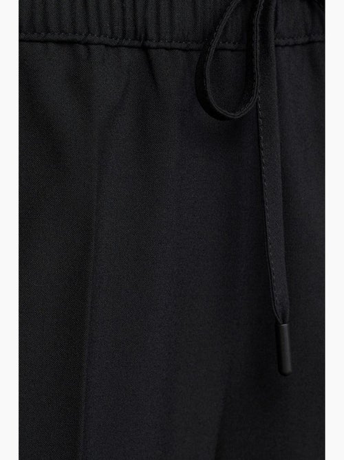 Pantalon large en crêpe à taille coulissante dilvin - Kiabi