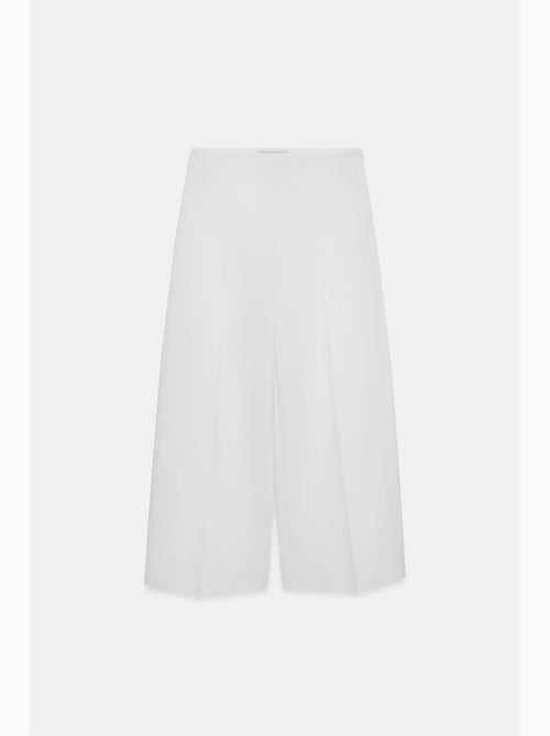 Pantalon large en crêpe à taille haute dilvin - Kiabi