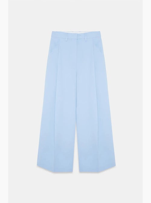 Pantalon large en crêpe à taille haute dilvin - Kiabi Pantalon large en crêpe à taille haute dilvin - Kiabi